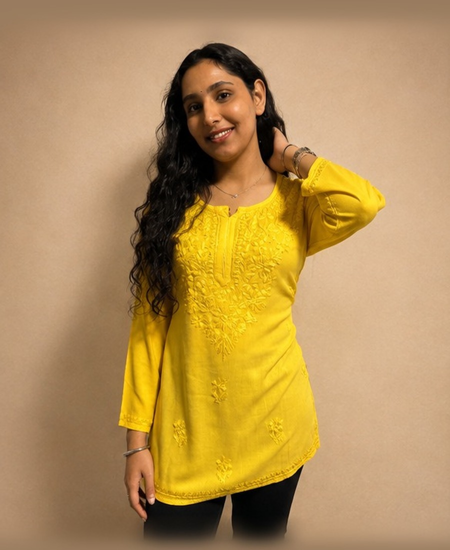 House of Lehar — Anika Chikankari Kurti