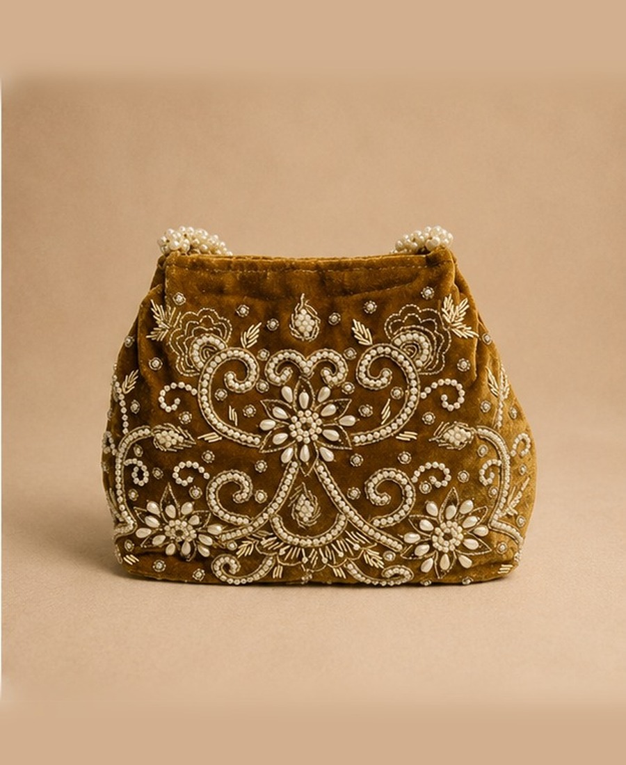 House of Lehar craftsmanship — hand-beaded detail
